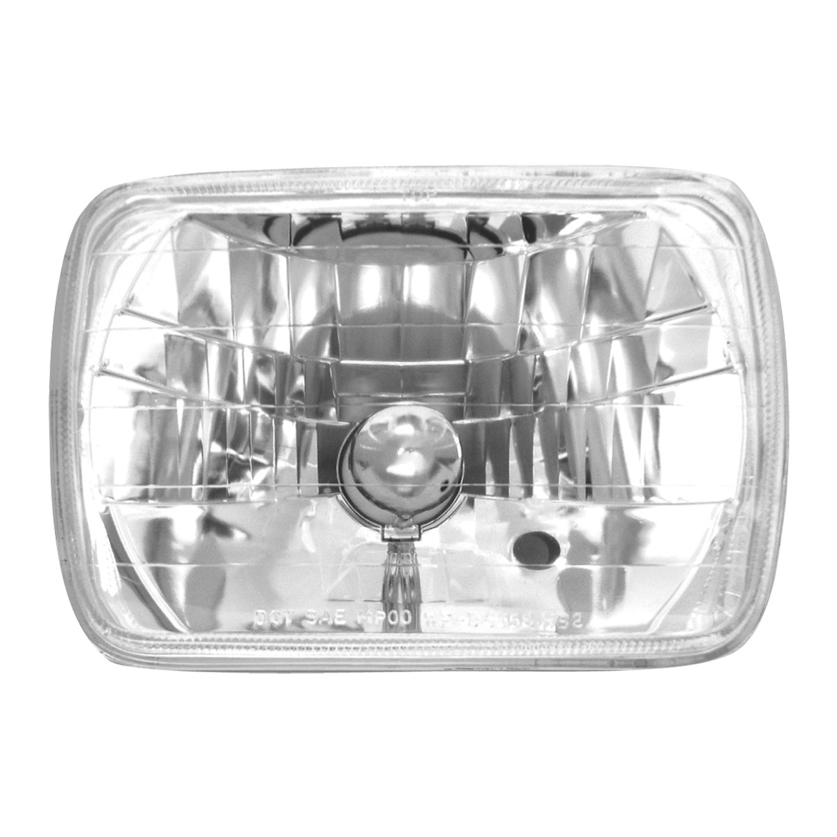 Rectangular Halogen Headlamp with H4 Bulb