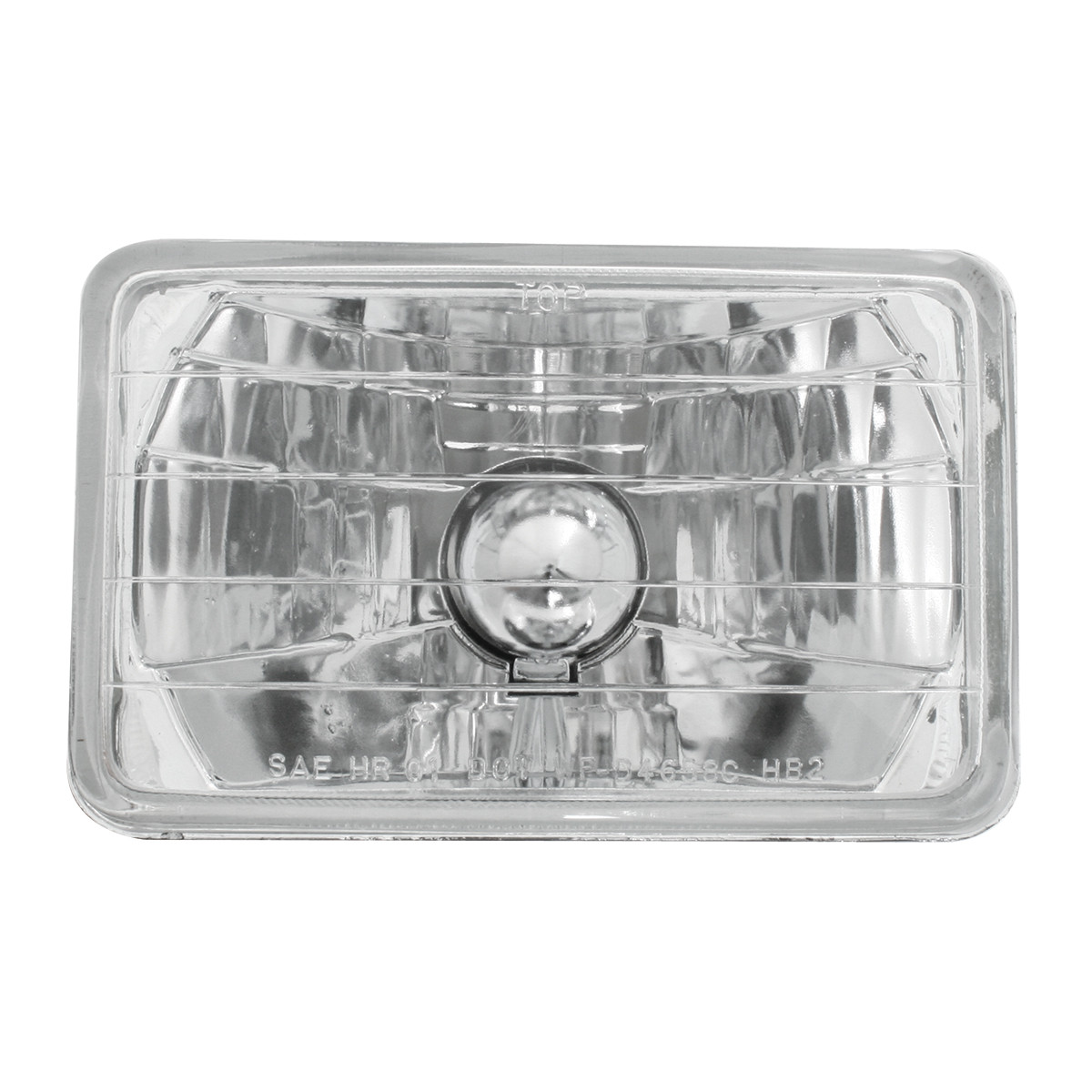 Rectangular Halogen Headlamp with H4 Bulb