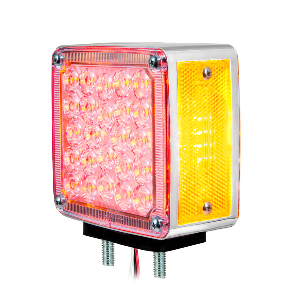 Pearl Series Square Double Face High Power LED Pedestal Light - Thumbnail 2