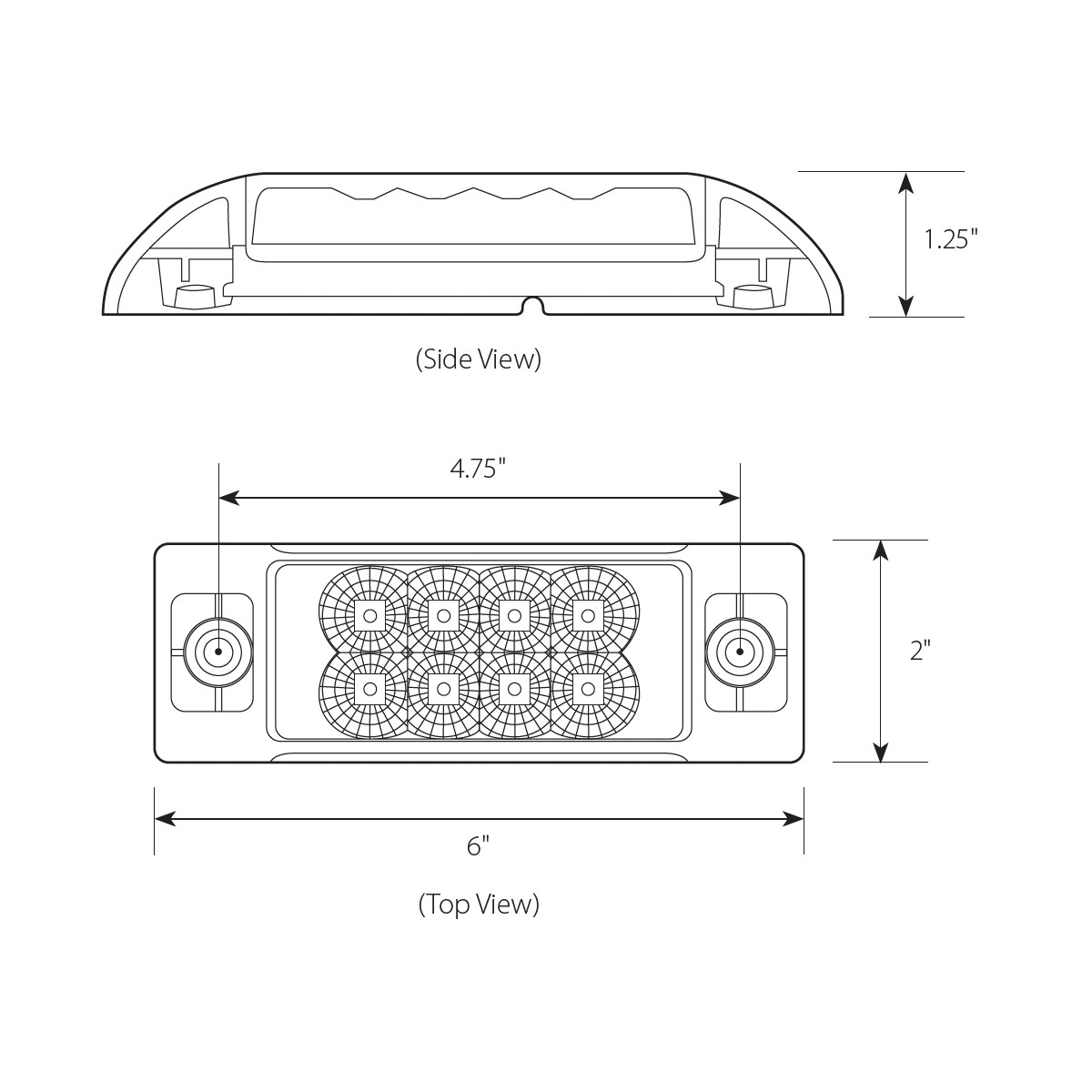 Rectangular LED Light