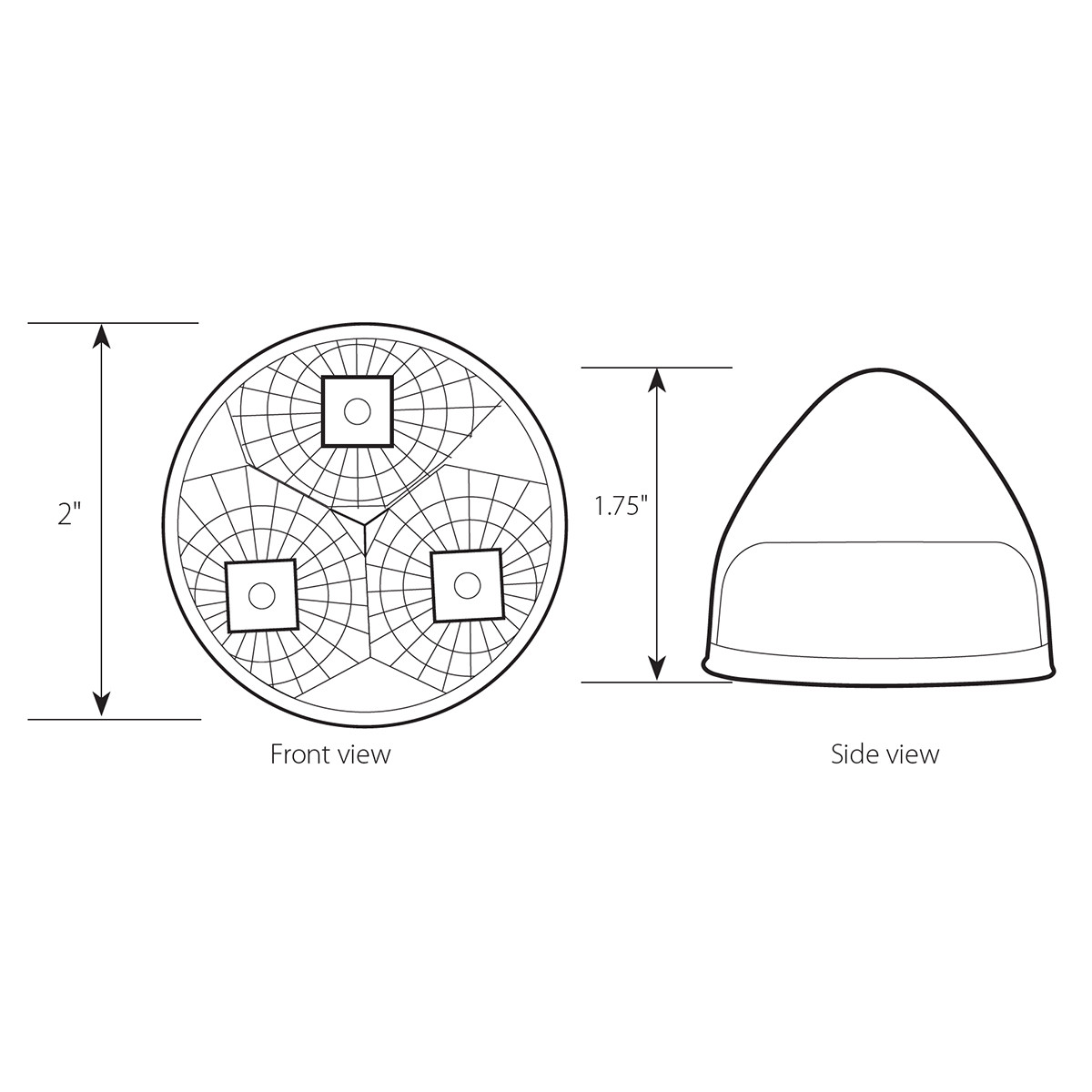 Spyder Series 2" Beehive LED Light