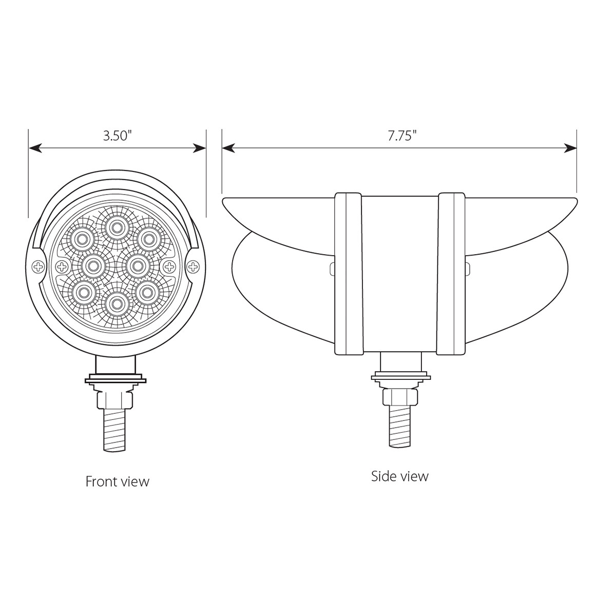 Spyder Series Double Face LED Light
