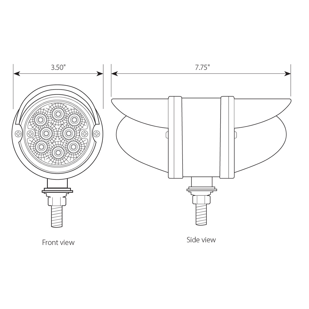 Spyder Series Double Face LED Light
