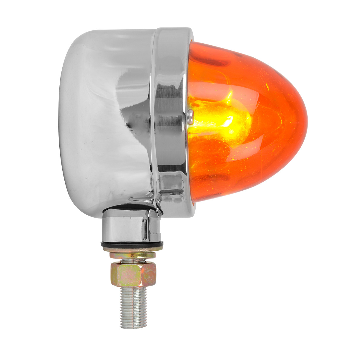 Single Face Chrome Auxiliary Watermelon Glass Lens Light - Thumbnail 2