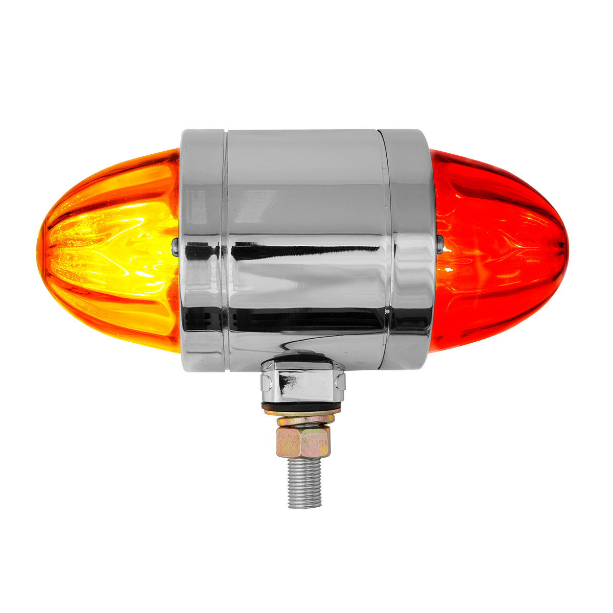 Double Face Chrome Auxiliary Watermelon Glass Lens Light