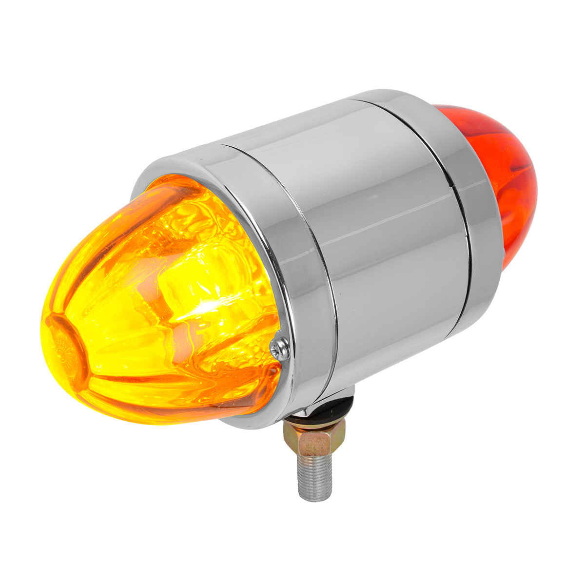 Double Face Chrome Auxiliary Watermelon Glass Lens Light - Thumbnail 2