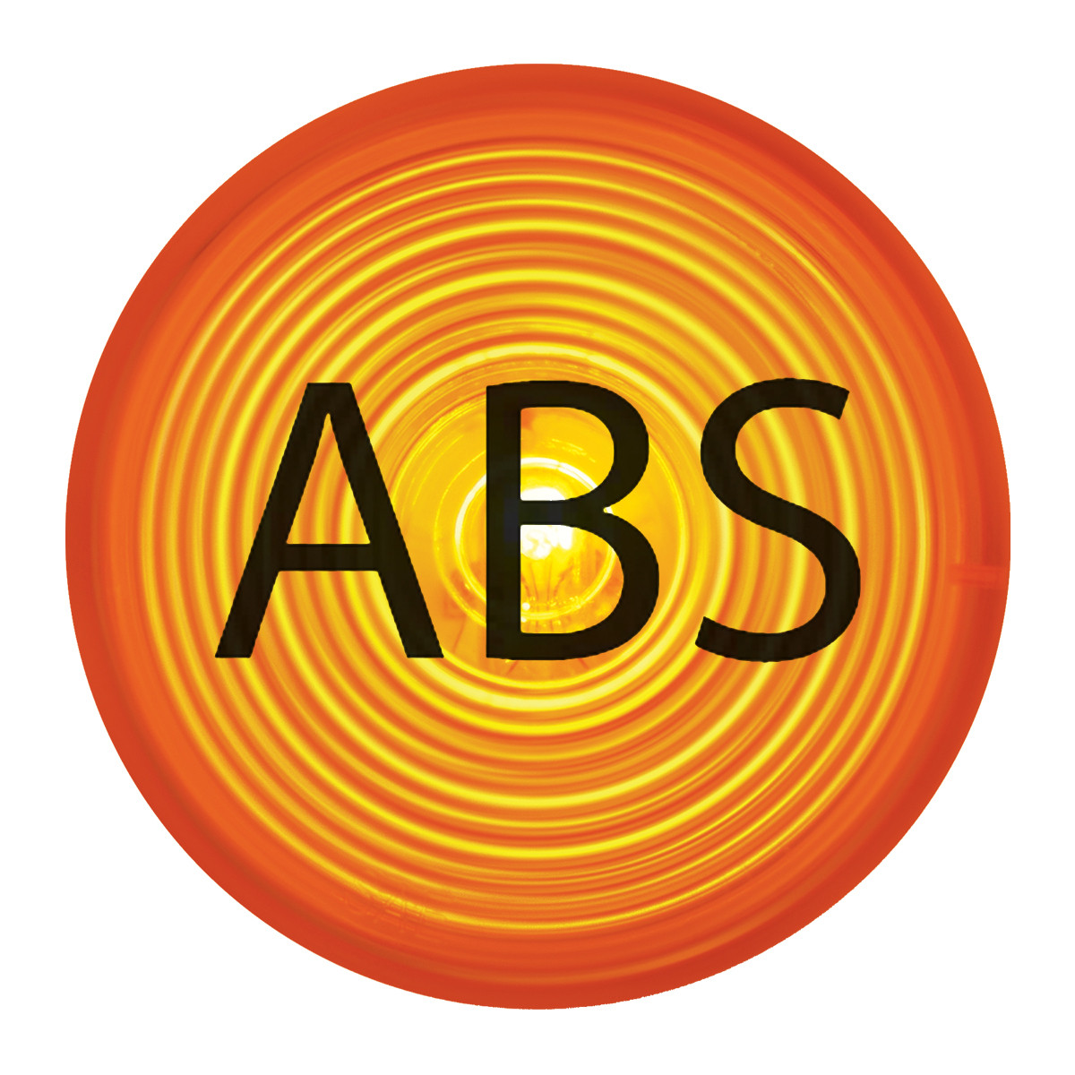 Amber ABS Light with "ABS" Logo