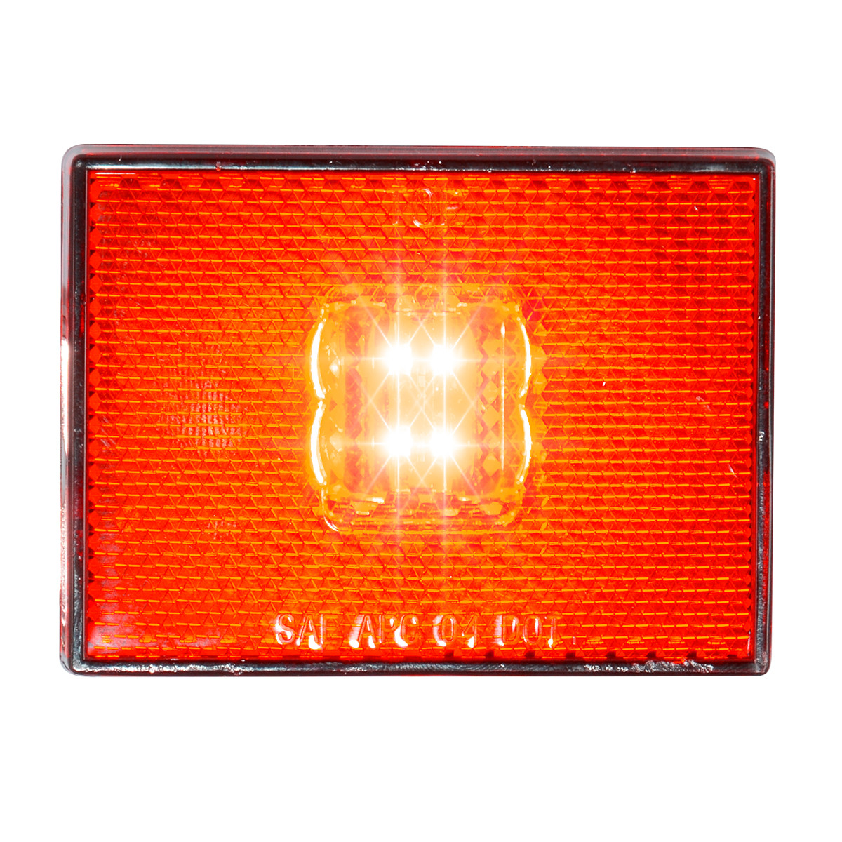 Rectangular Stud Mount LED with Reflector Lens - Thumbnail 2