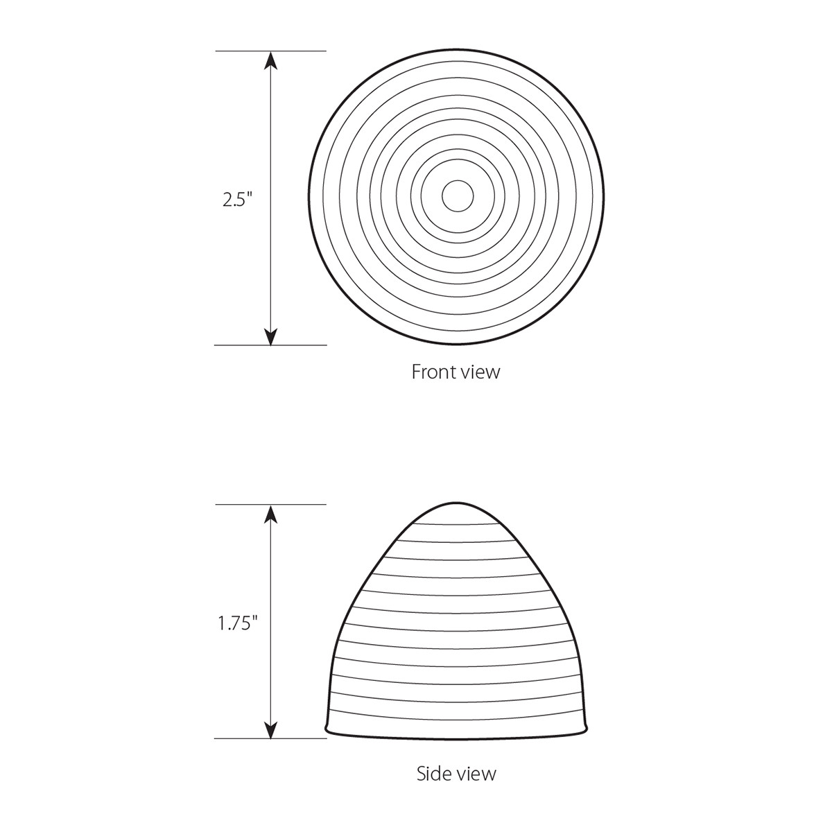 2-1/2" Beehive LED Light