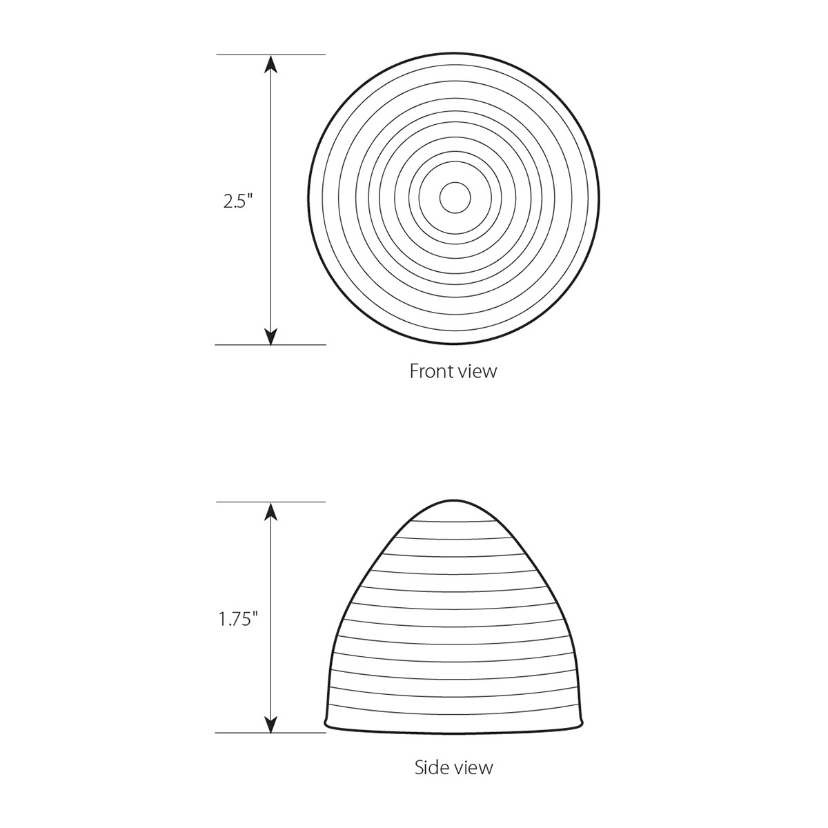 2-1/2" Beehive LED Light
