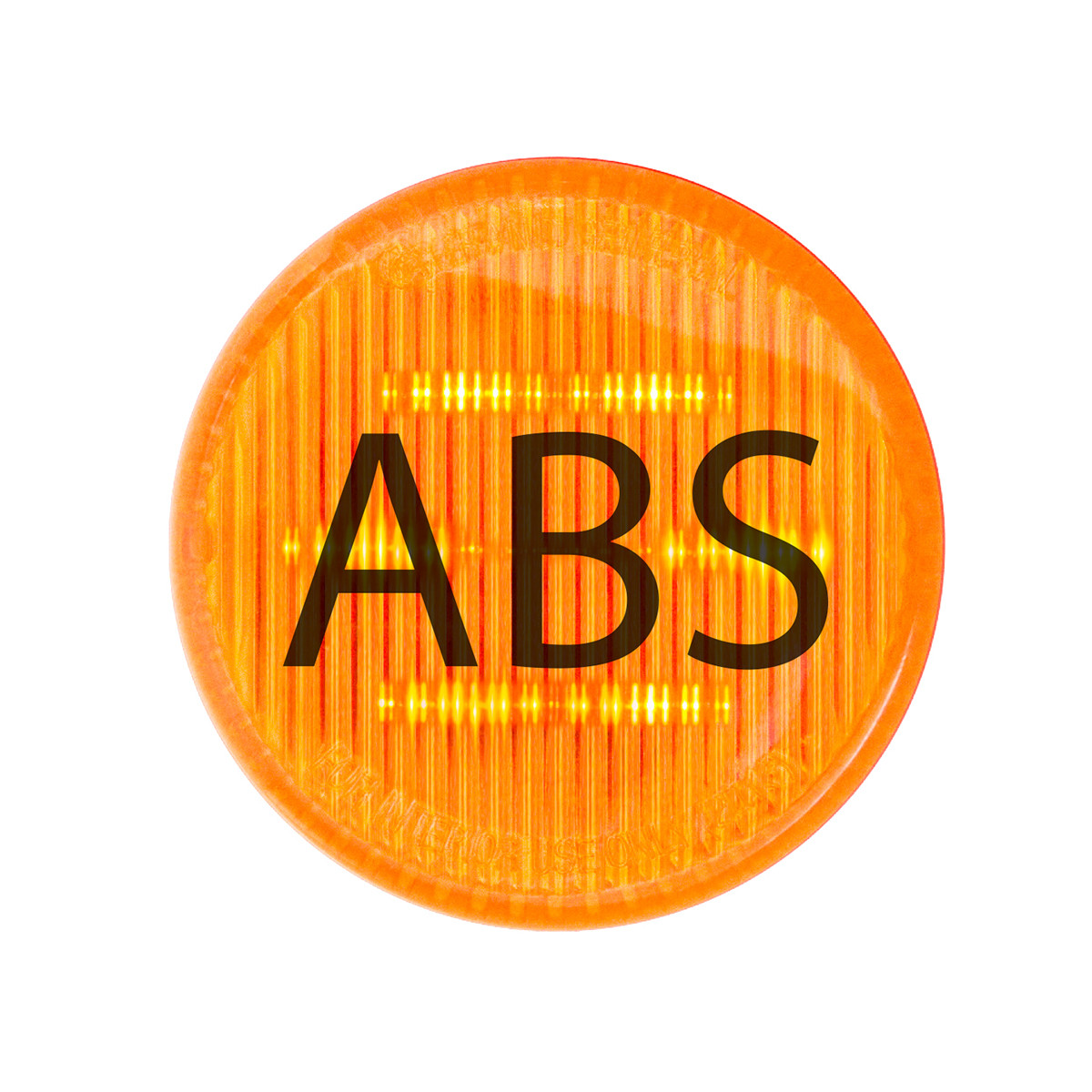 Amber ABS LED Light with "ABS" Logo