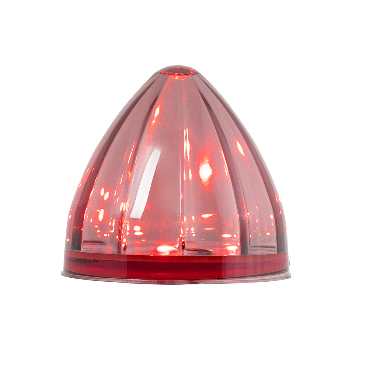 2" & 2-1/2" Watermelon LED Light in Smoke Lens - Thumbnail 2