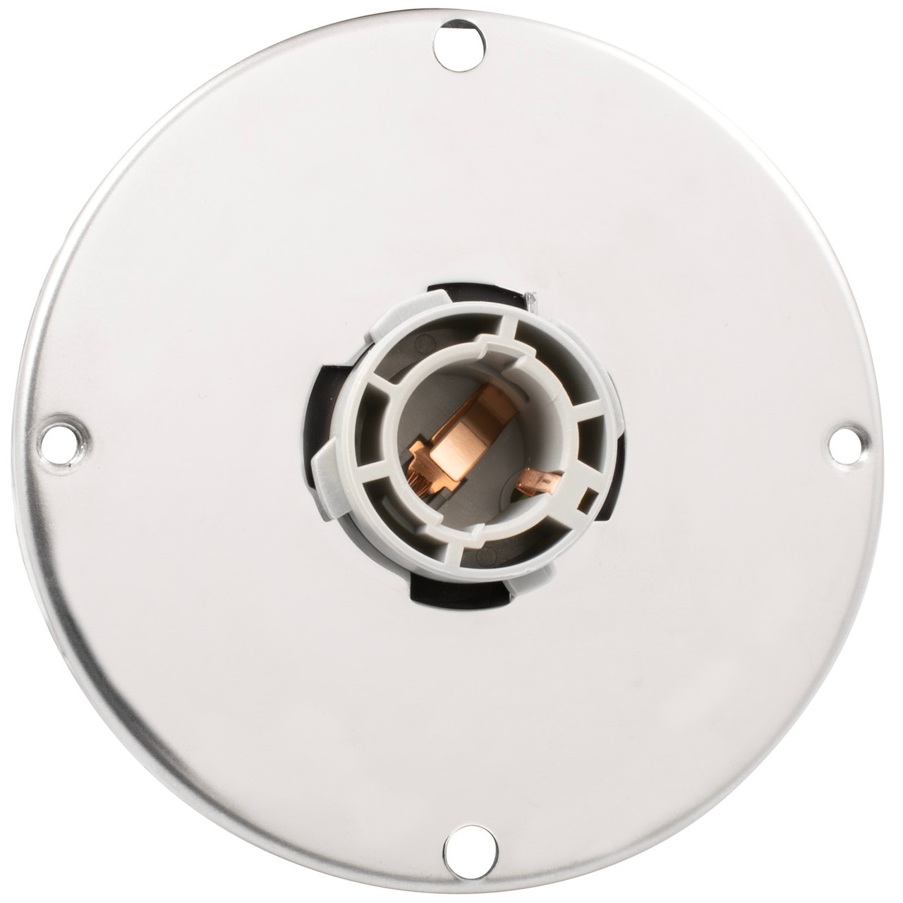 Stainless Steel Bulb Holder with Twist-On Bulb Socket