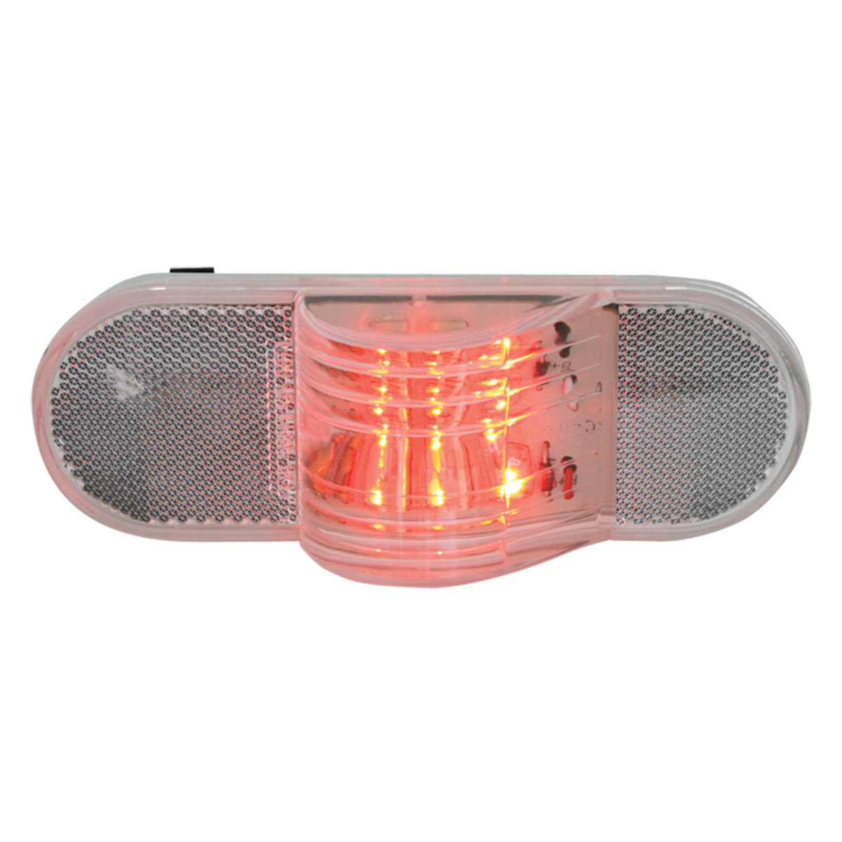 Oval Side Turn & Marker LED Light w/ Reflector - Thumbnail 2