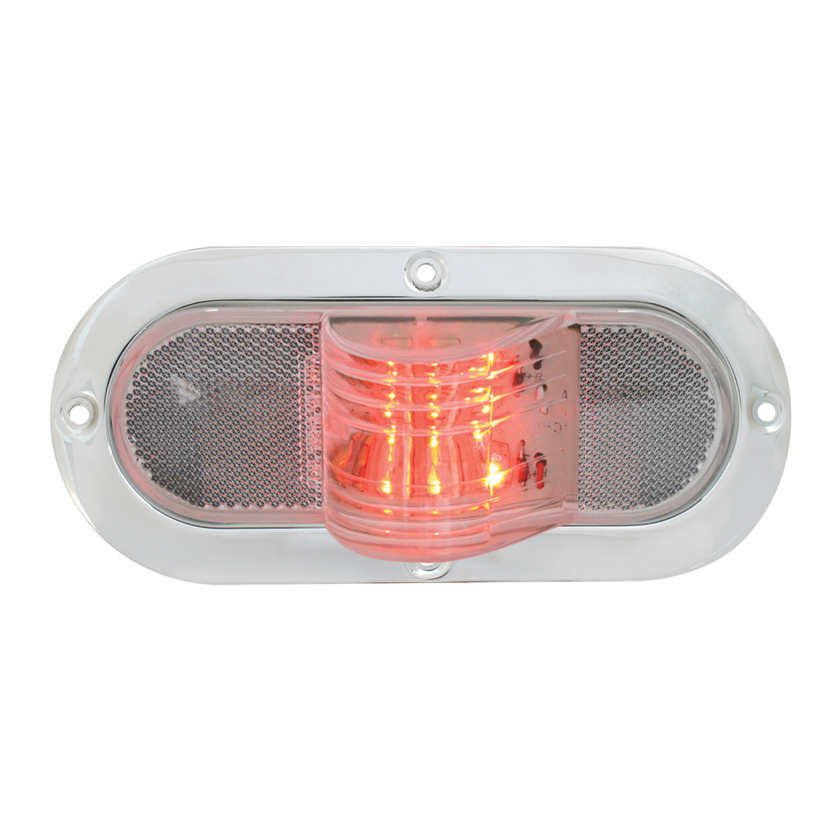 Oval Side Turn & Marker LED Light w/ Reflector