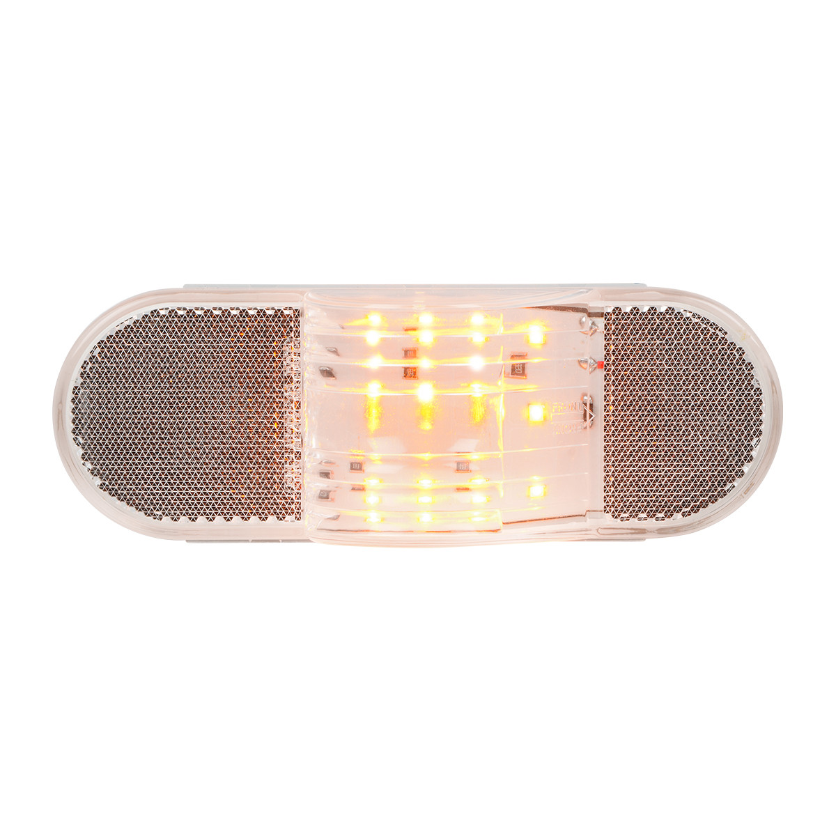 Oval Side Turn & Marker LED Light w/ Reflector