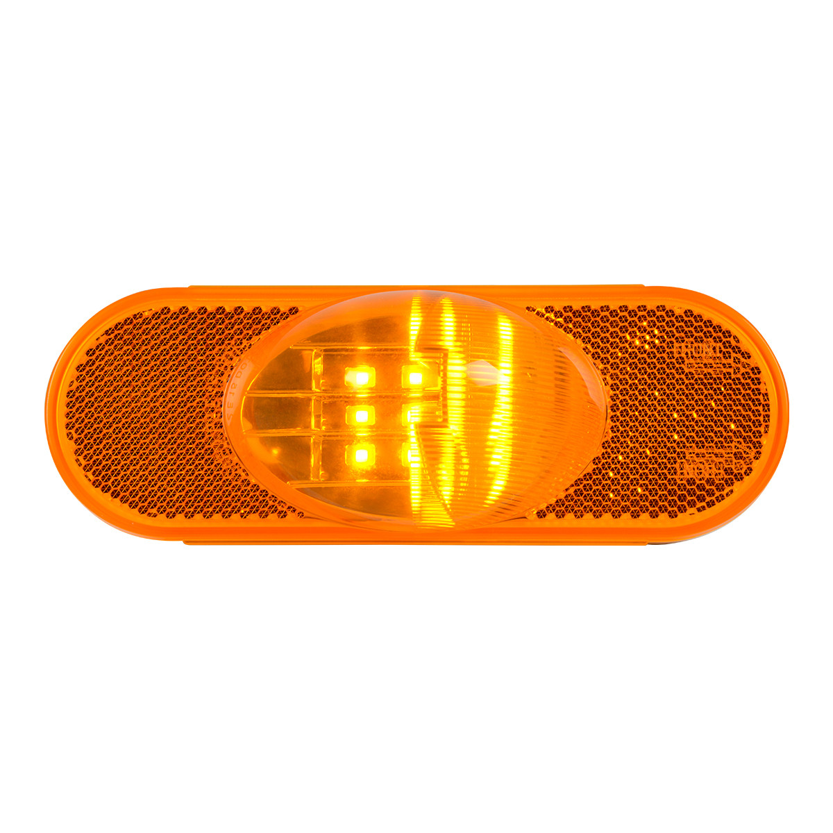 Oval Side Turn & Marker LED Light with Reflector - Thumbnail 2