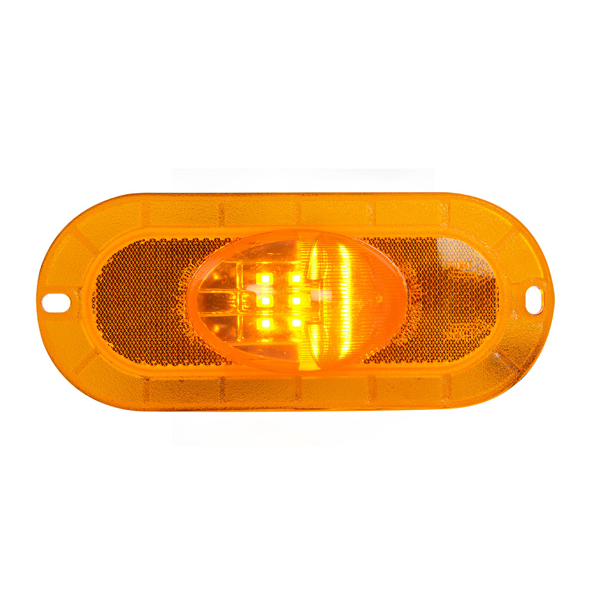 Oval Flange Mount Side Turn & Marker LED Light - Thumbnail 2