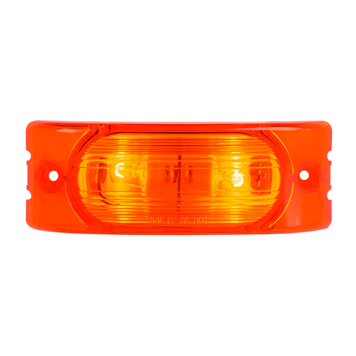 Oblong Rectangular Two-Bulb Marker Light
