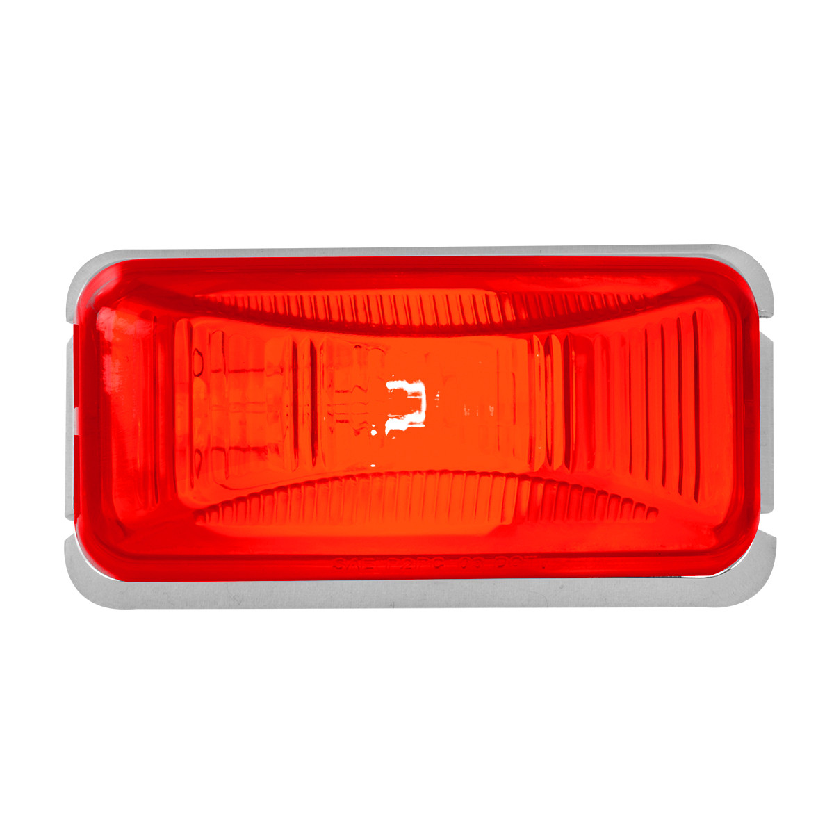 Small Rectangular Single Bulb Sealed Light w/ Chrome Base - Thumbnail 2