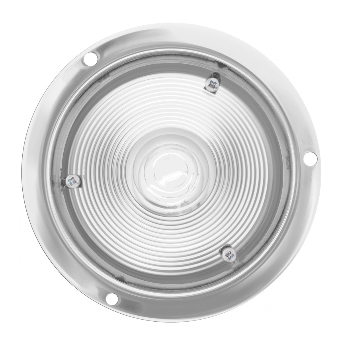 4" Flange Mount Light with Chrome Die Cast Housing