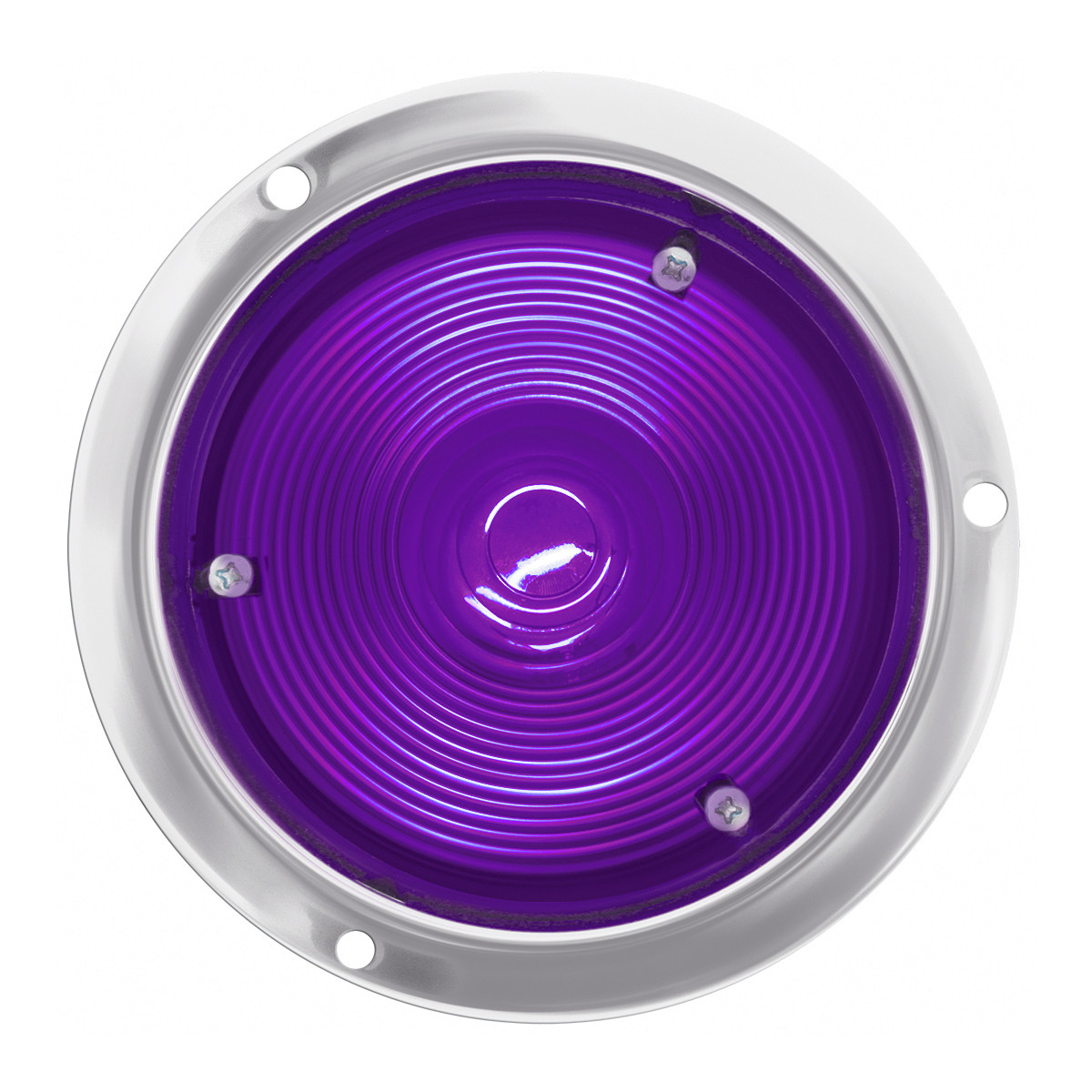 4" Flange Mount Light with Chrome Die Cast Housing