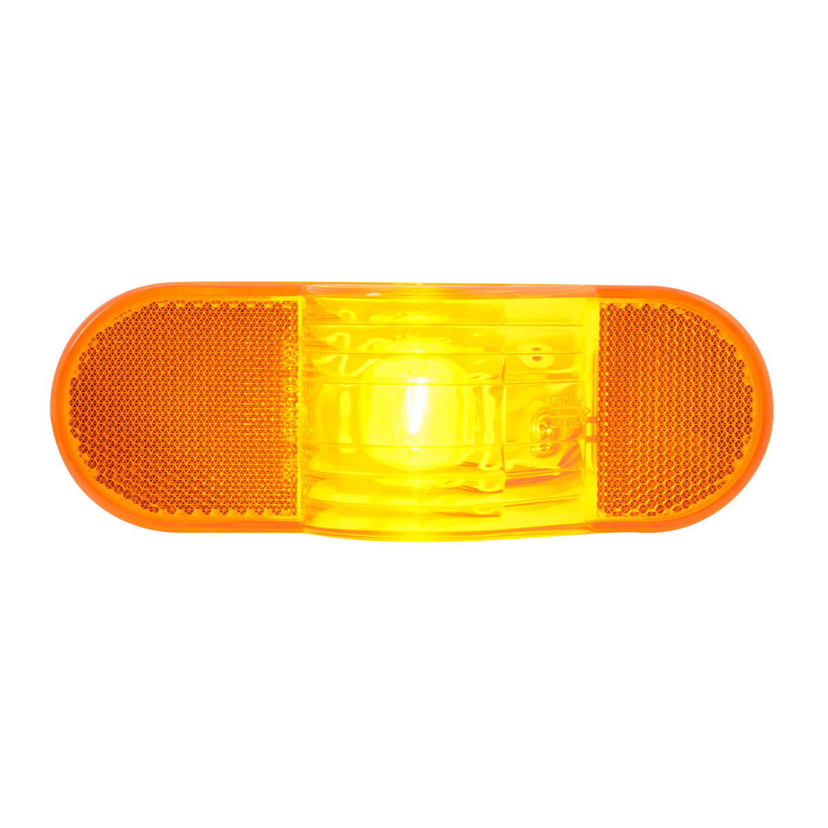 Oval Side Turn and Marker Light with Reflector - Thumbnail 2