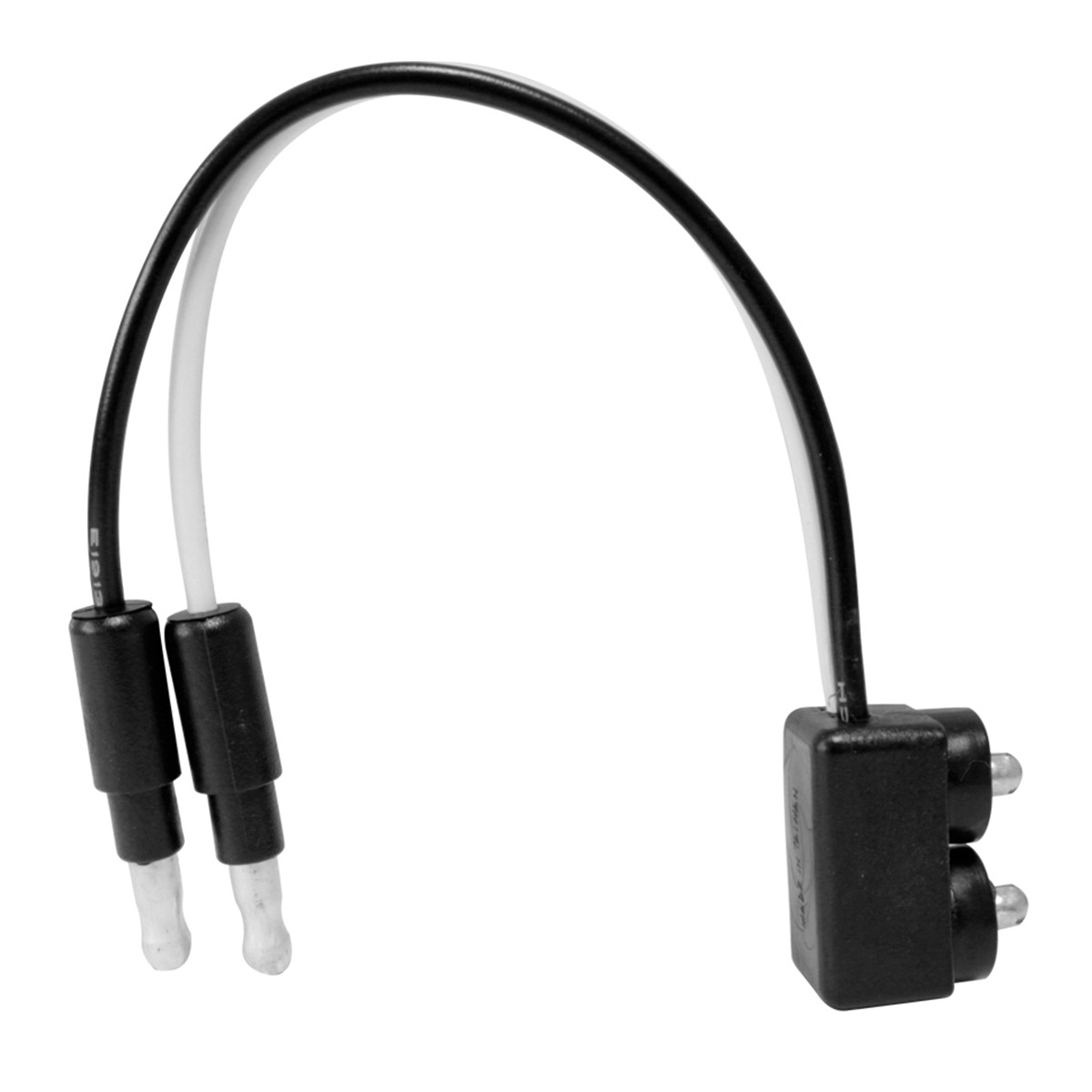 2-Prong Light Plug w/ 0.180 Bullet Plugs