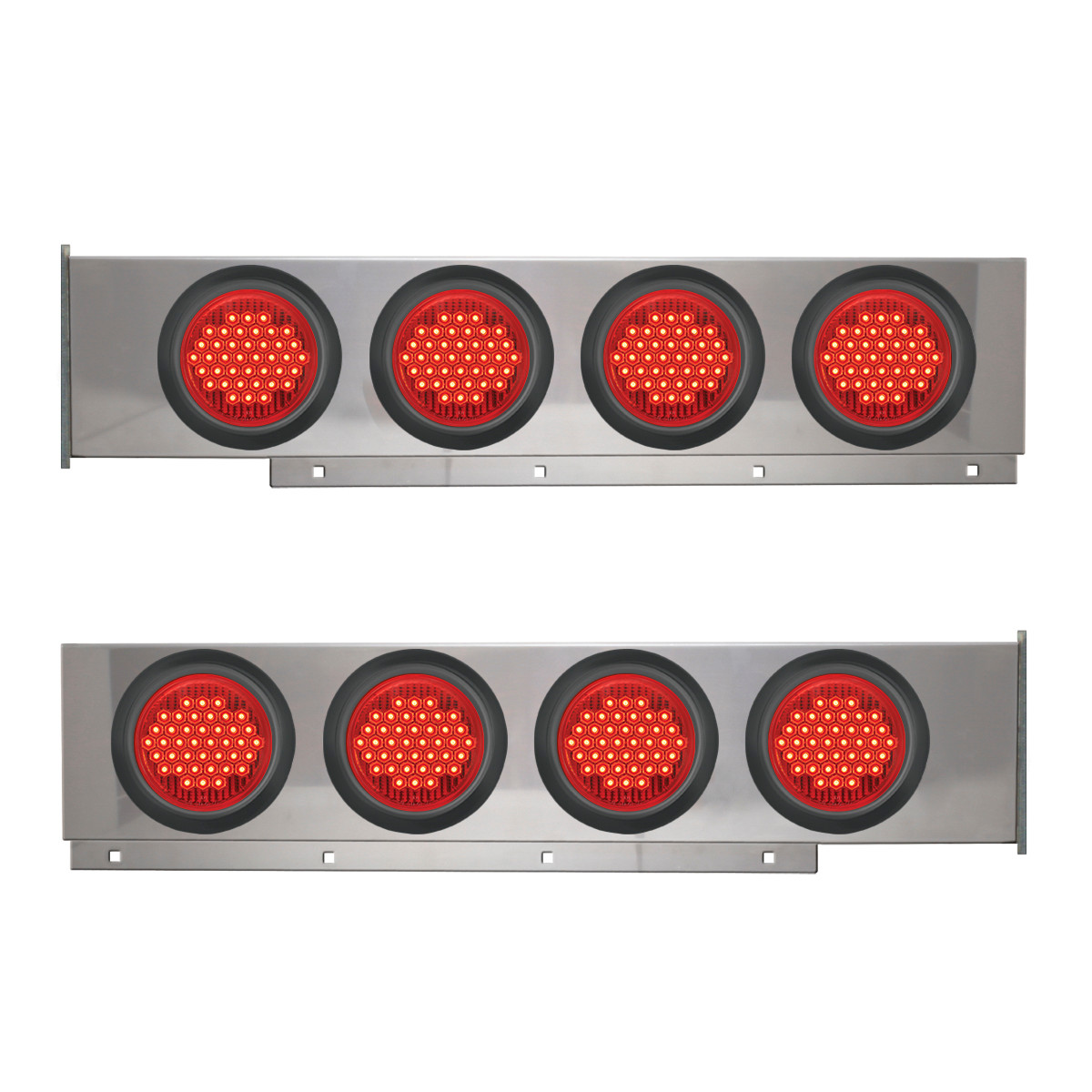 2-Pc Stainless Steel Light Bar