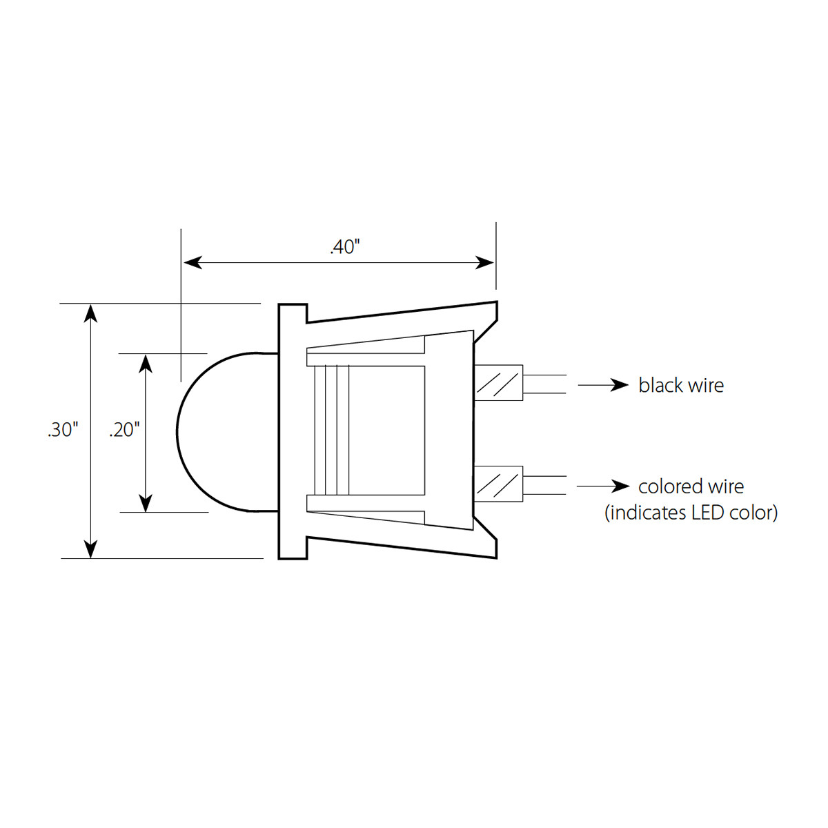 Interior Single LED Snake Light