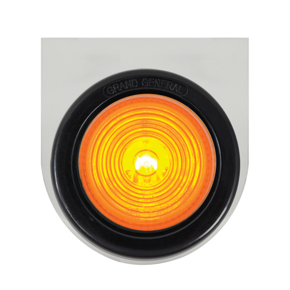 Stainless Steel L Bracket w/ Single 2" Round Light