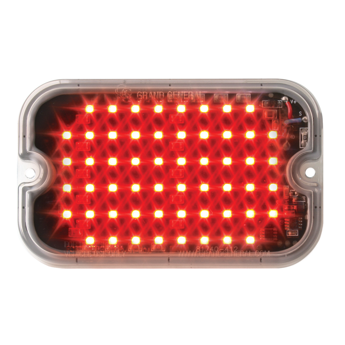 Ultra Thin Large Rectangular LED Strobe Light - Thumbnail 2