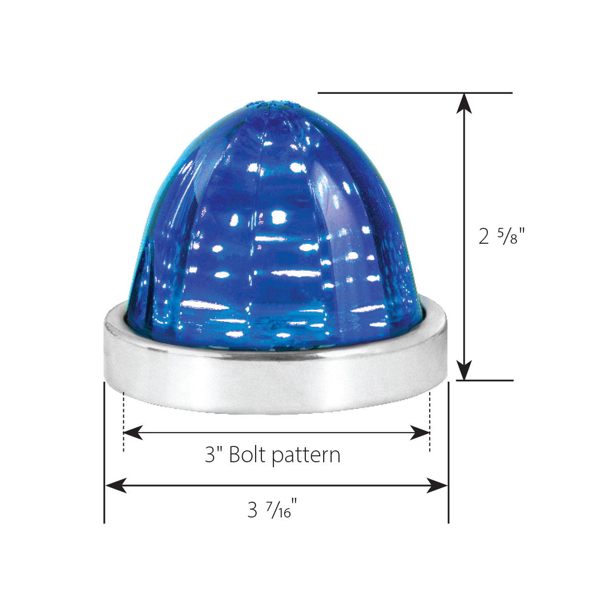Classic Watermelon Surface Mount LED Light