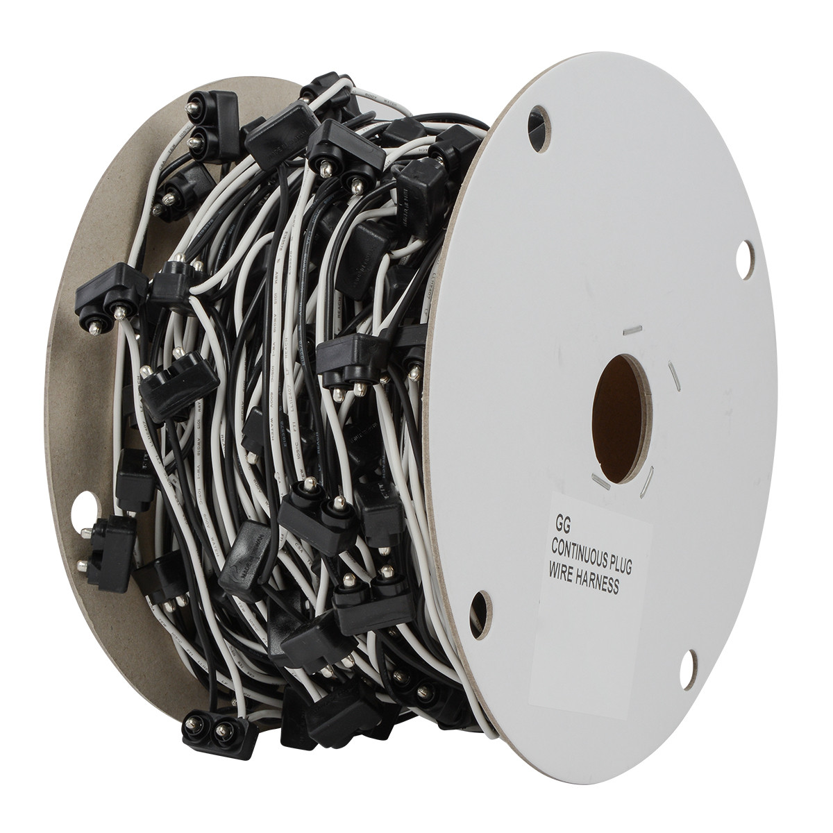 Continuous 2-Prong Light Plug Wire Harness Roll