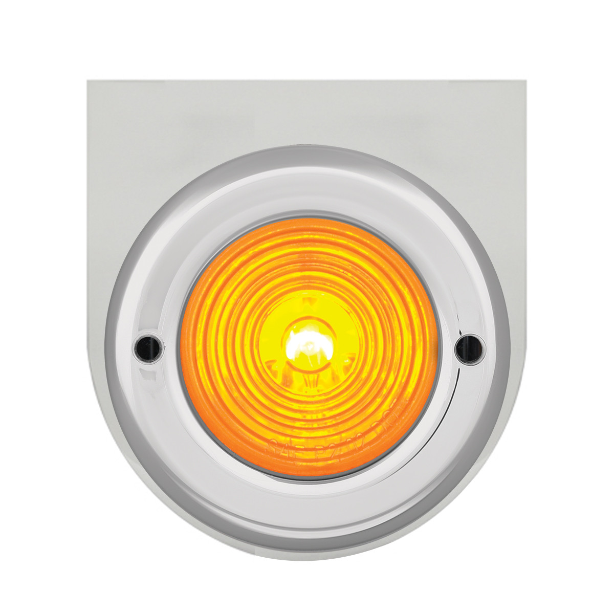 Stainless Steel L Bracket with Single 2-1/2" Round Light