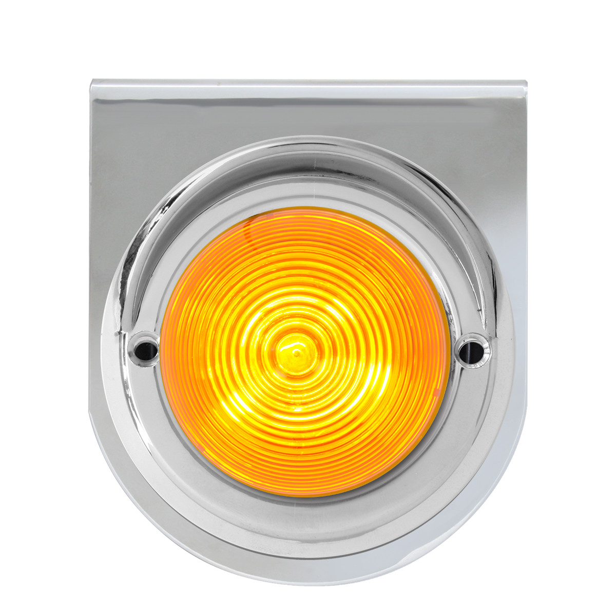 Stainless Steel L Bracket with Single 2-1/2" Round Light