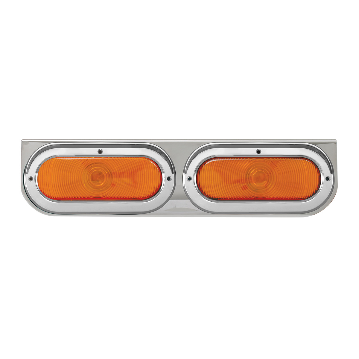 Stainless Steel L Bracket with Dual Large Oval Lights