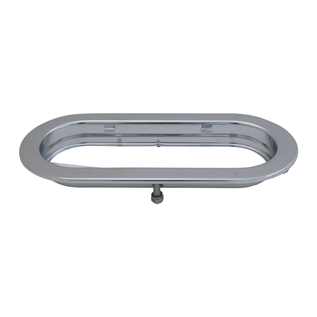 Flange Mount Bezel w/ Hidden Studs for Large Oval Light