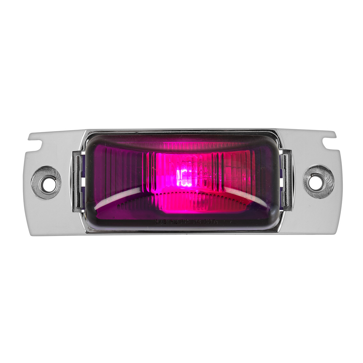 Small Rectangular Single Bulb Sealed Light w/ Chrome Base - Thumbnail 2