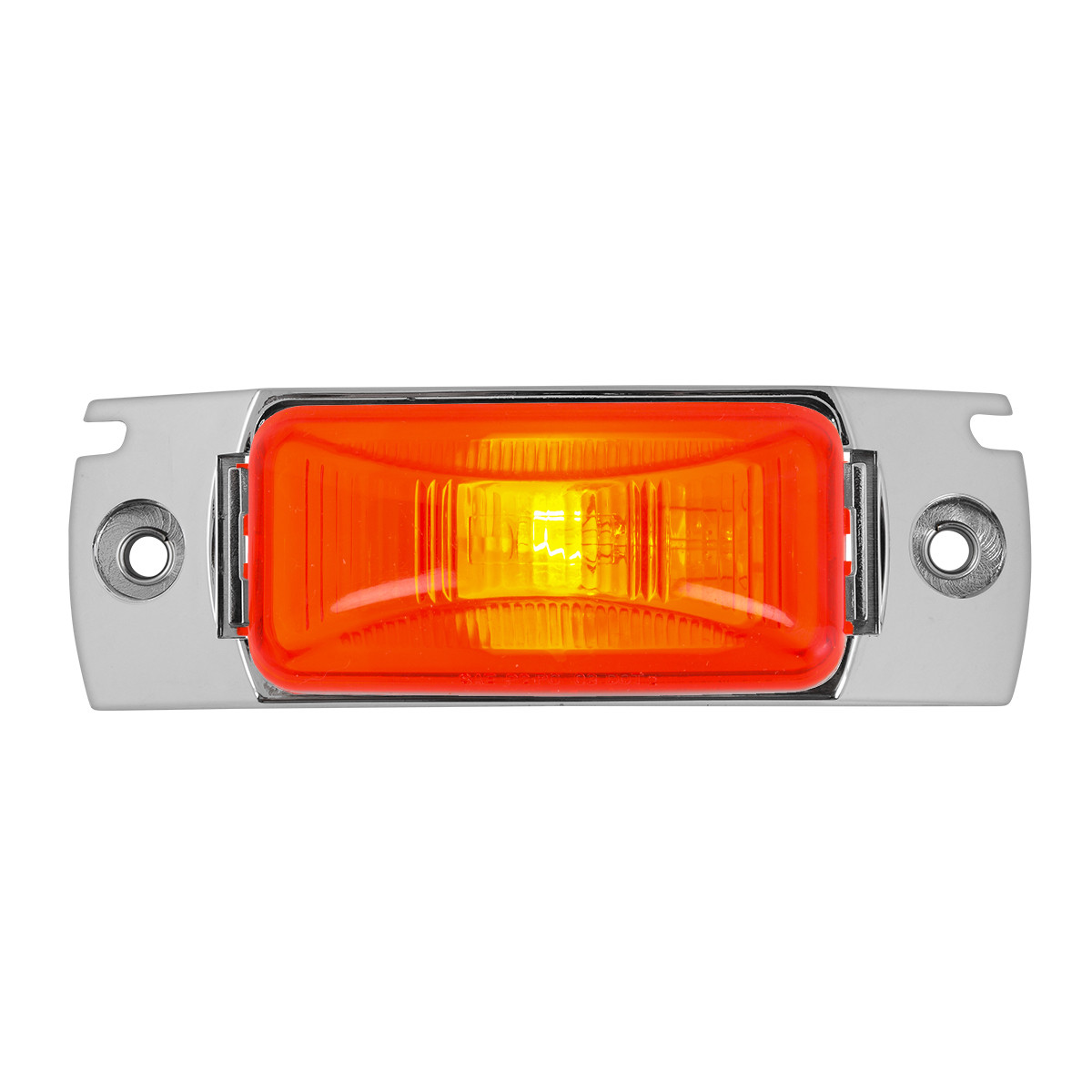 Small Rectangular Single Bulb Sealed Light w/ Chrome Base - Thumbnail 2