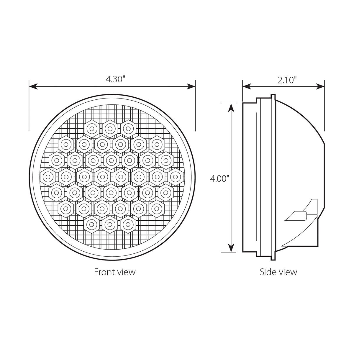 High Count Series 4" LED Light