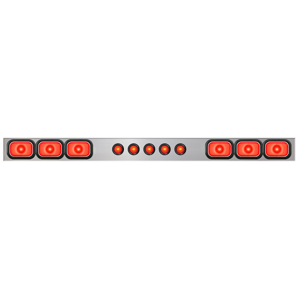 1-Pc Chrome Plated Steel Light Bar