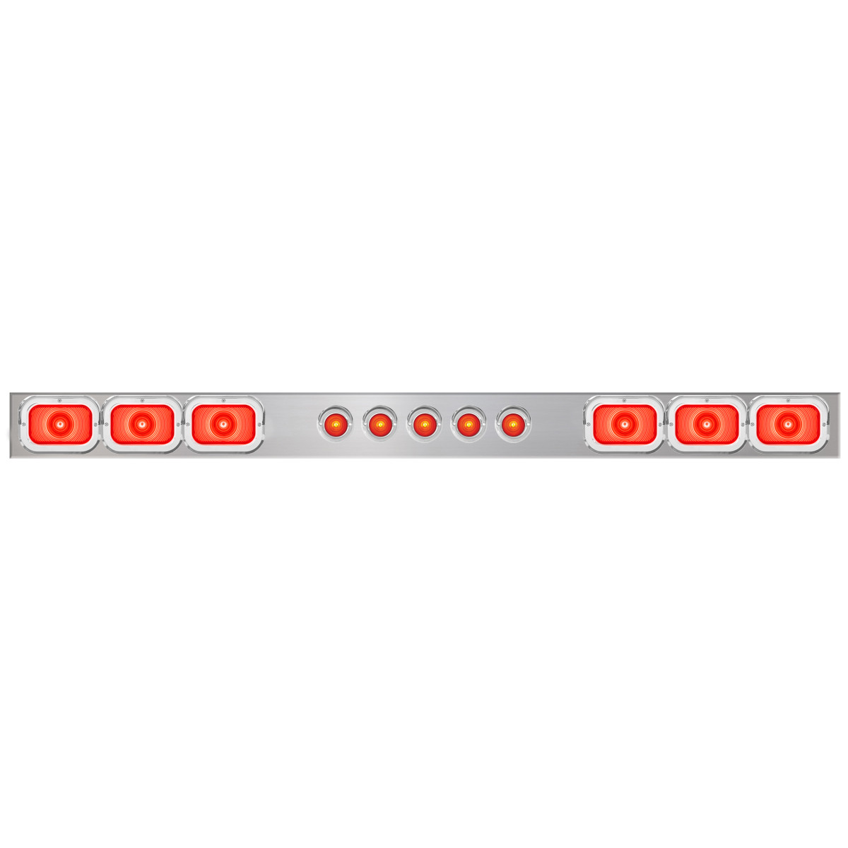 1-Pc Chrome Plated Steel Light Bar