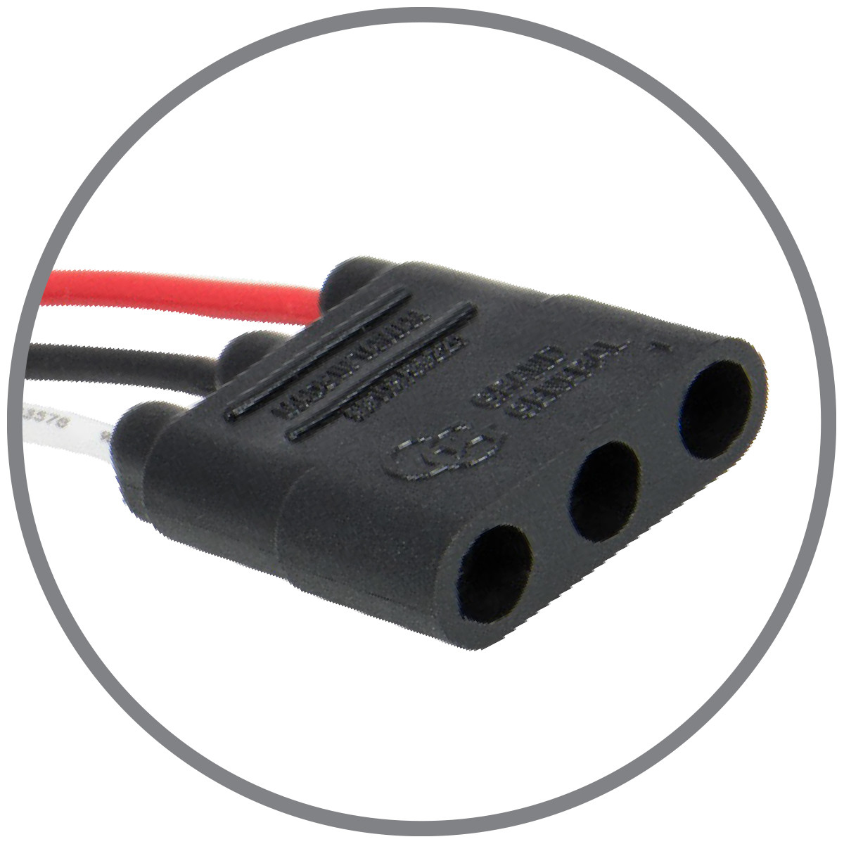 Continuous Triple Female Bullet Light Plug Wire Harness Roll