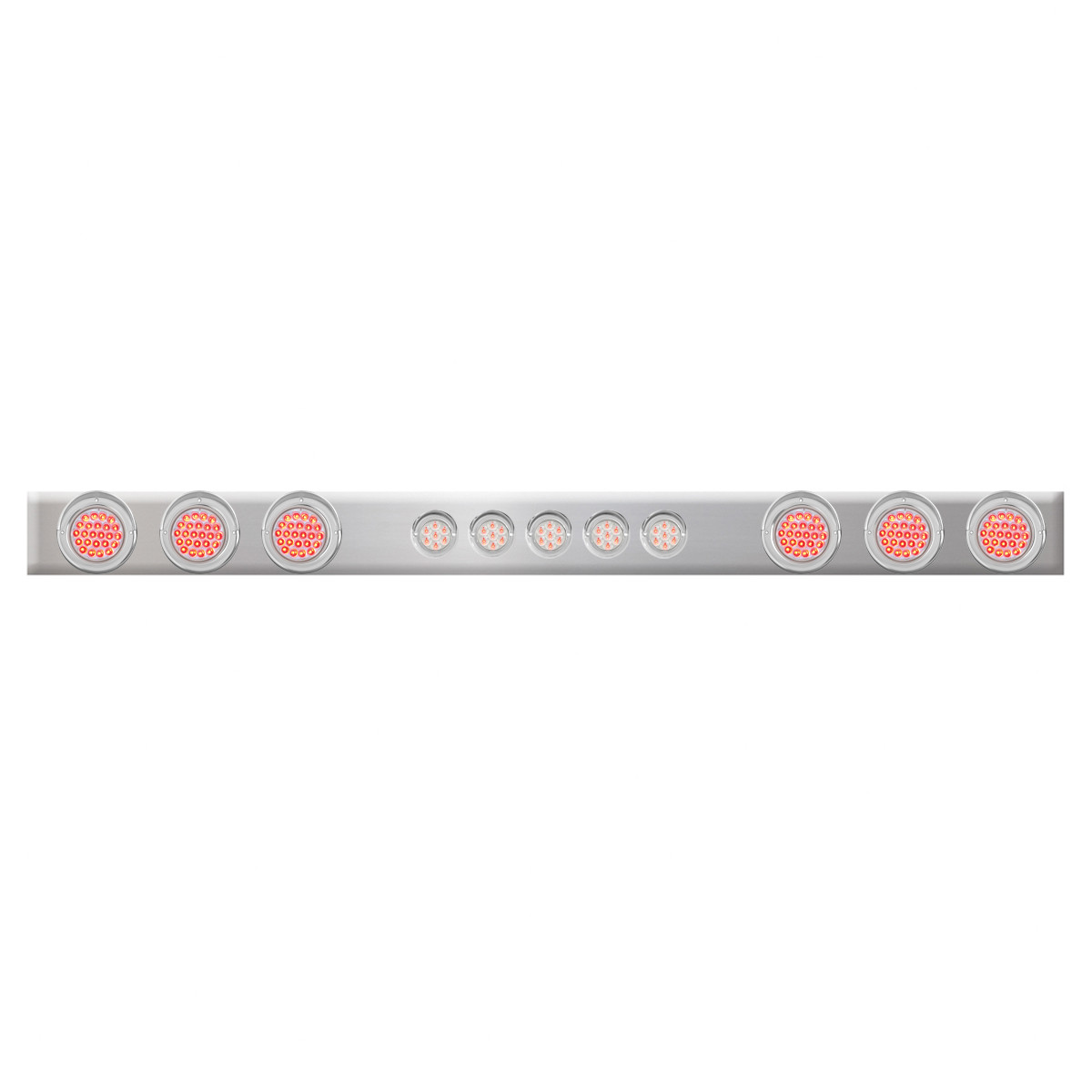1-Pc Chrome Plated Steel Light Bar