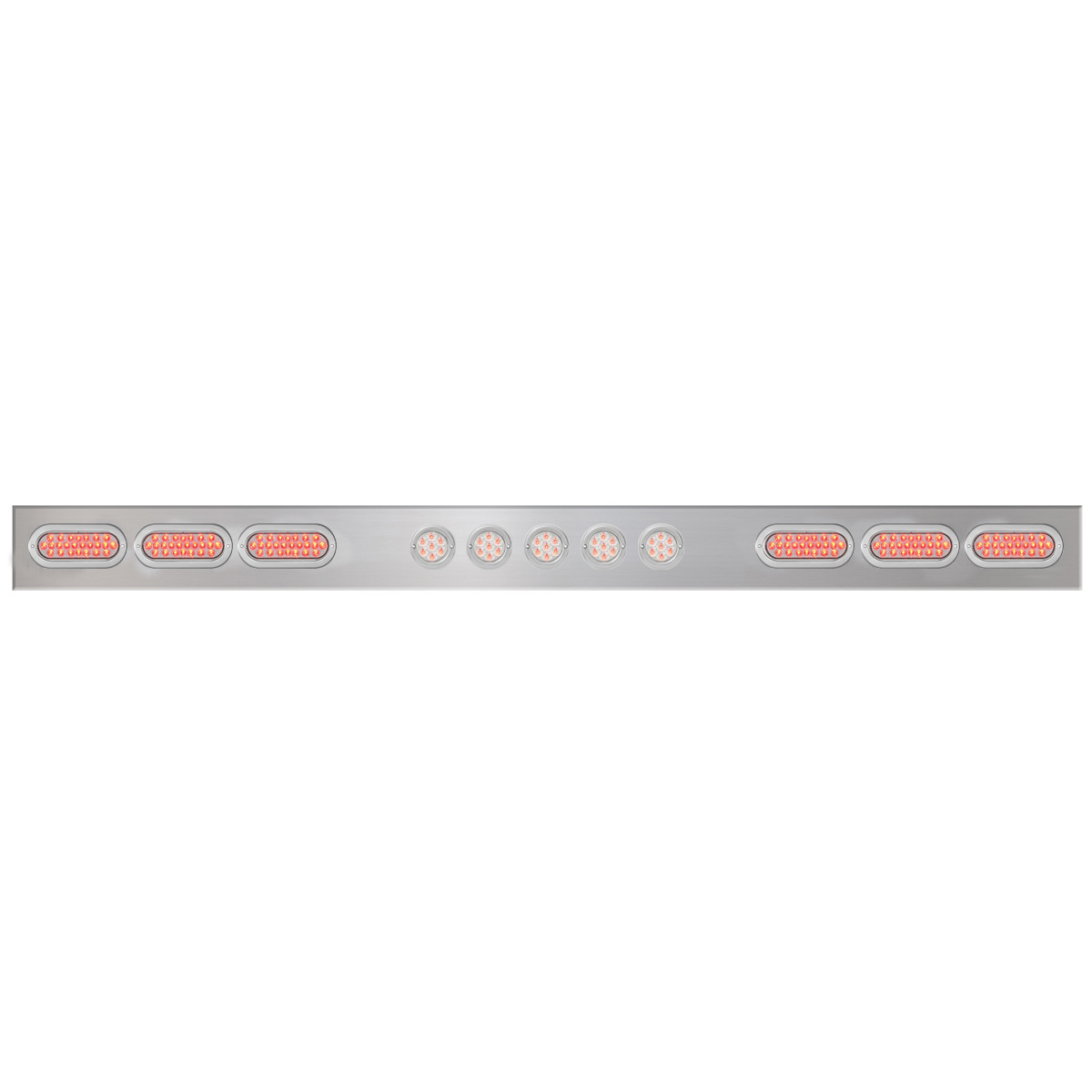 1-Pc Chrome Plated Steel Light Bar