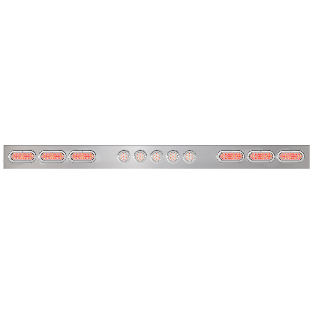 1-Pc Chrome Plated Steel Light Bar