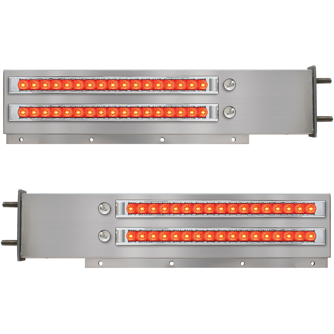 2-Pc Spring-Loaded S.S. Light Bar with 20" LED Lights