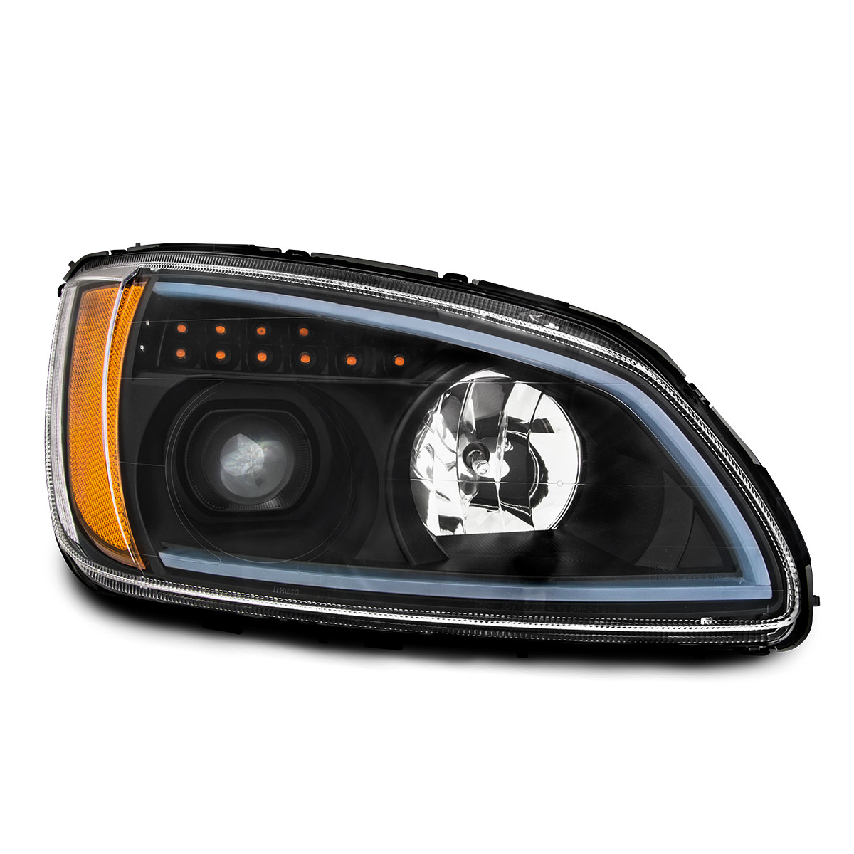 Kenworth Projection Headlight w/LED Turn Signal & LED Running Light