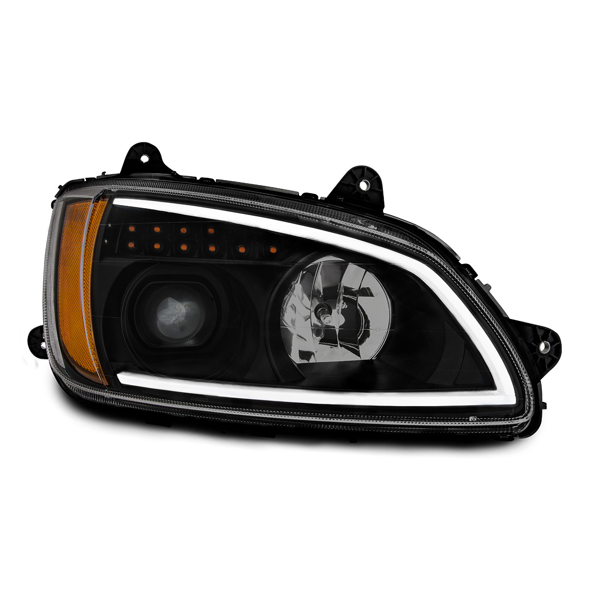 Kenworth Projection Headlight w/LED Turn Signal & LED Running Light - Thumbnail 2